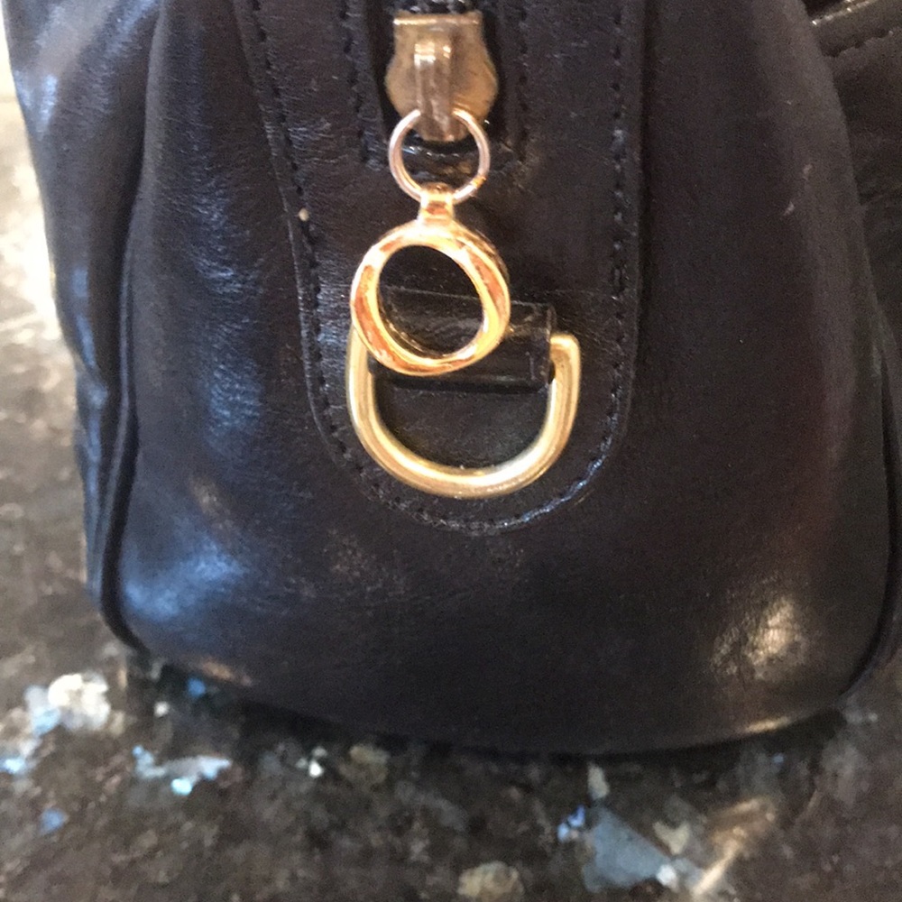 Oroton  Black leather handbag - Picture 3 of 6